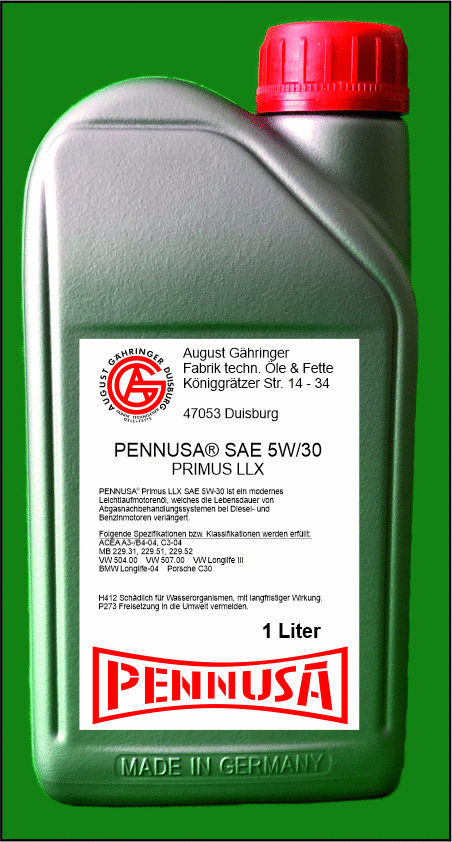 PENNUSA Longlife Öl SAE 5W-30 - 1 Liter